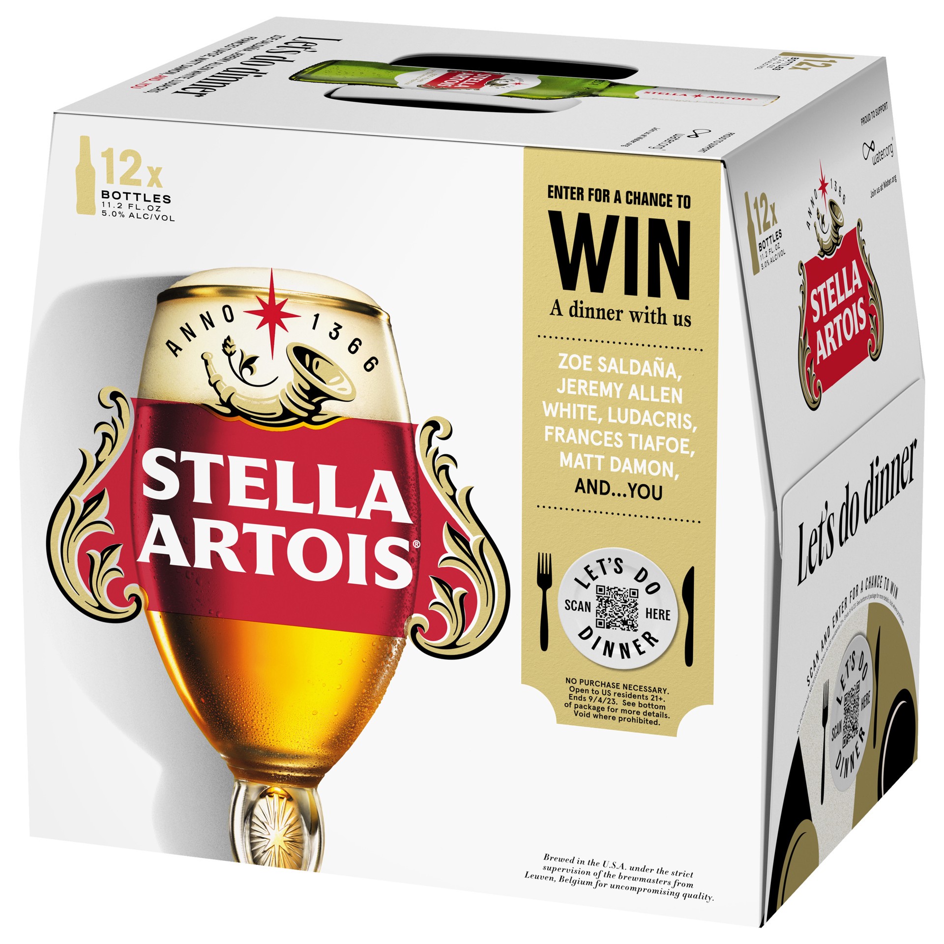 slide 4 of 6, Stella Artois Premium Lager Beer 12 - 11.2 fl oz Bottles, 12 ct
