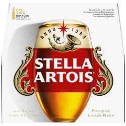 Stella Artois Lager, 12 Pack Beer - 11.2 FL OZ Bottles