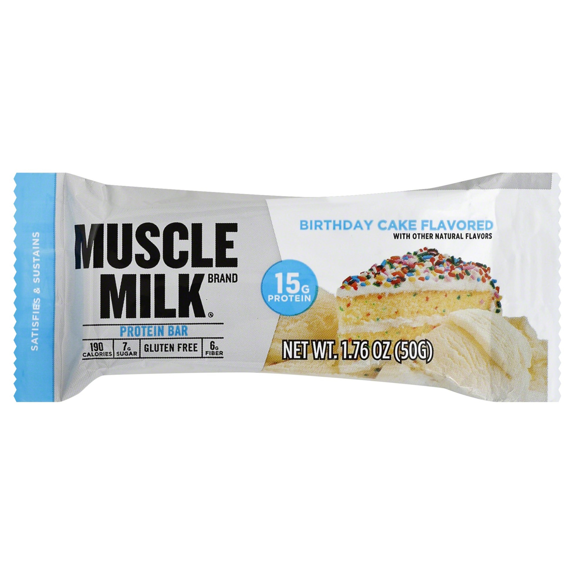 slide 1 of 5, Muscle Milk Birthday Cake Flavored Protein Bar, 1.76 oz