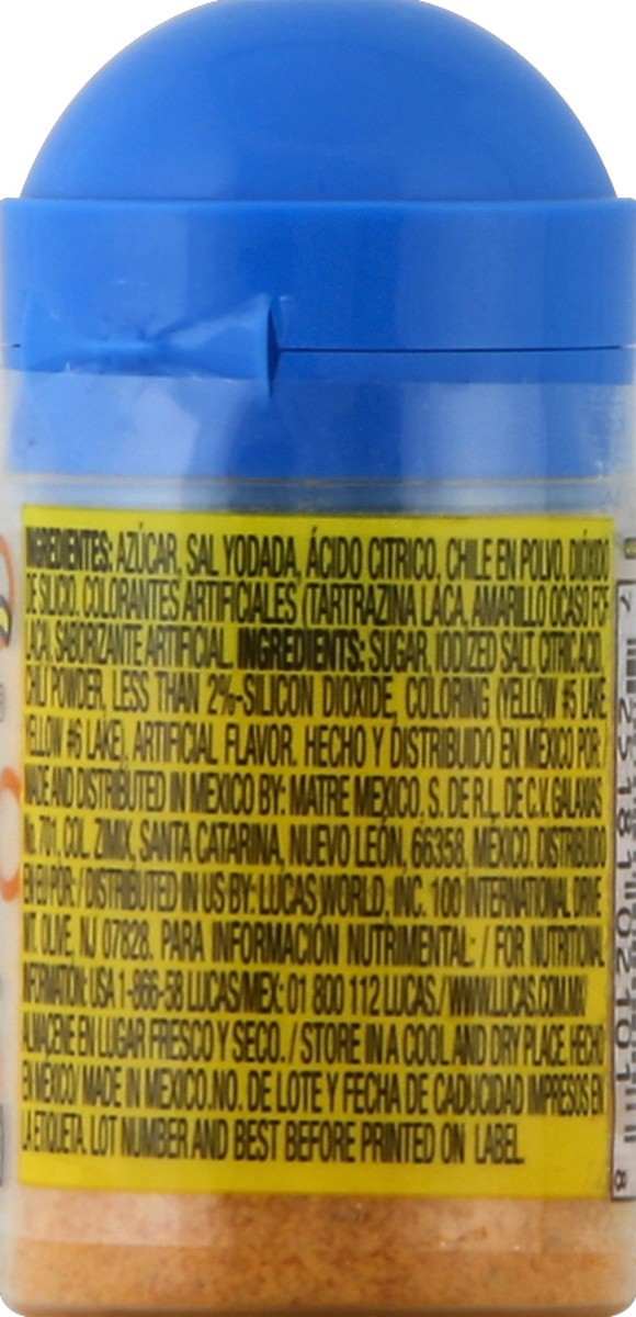 slide 3 of 4, Lucas Candy Flavored Powder Sweet N Sour Mango Bottle, 0.7 oz