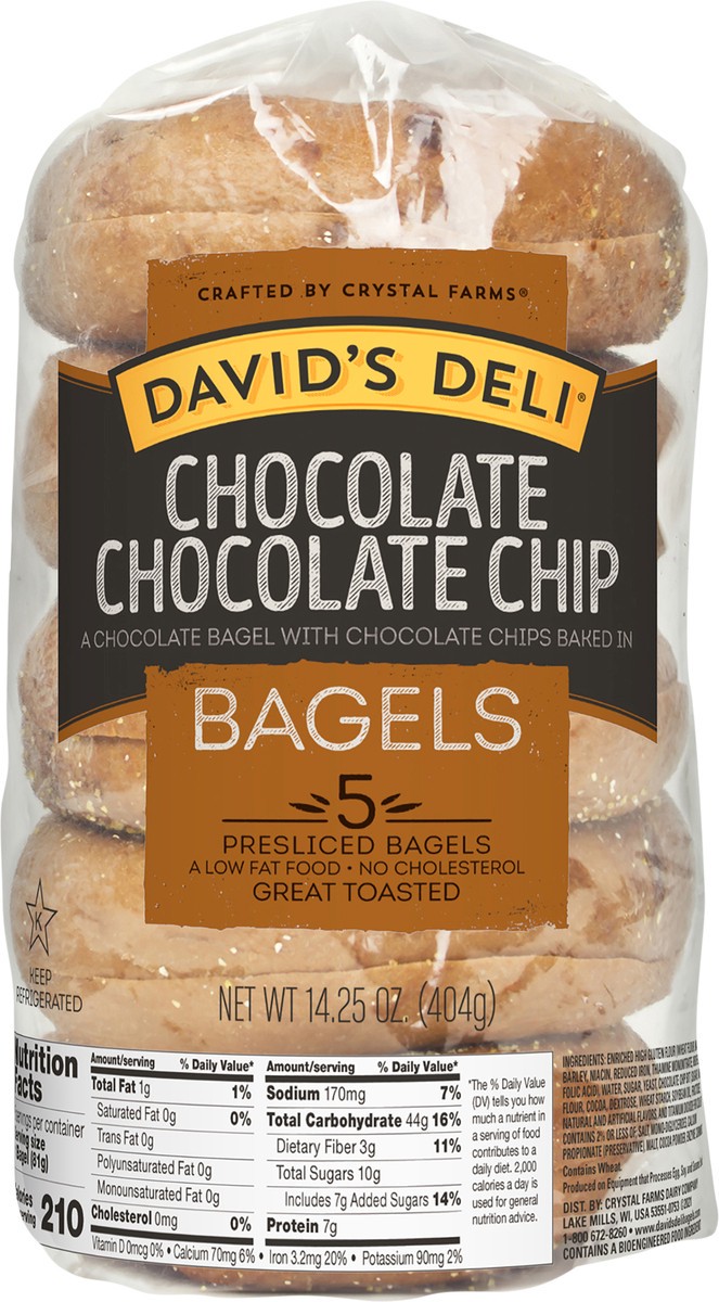 slide 3 of 3, David's Deli Bagels, 5 ct