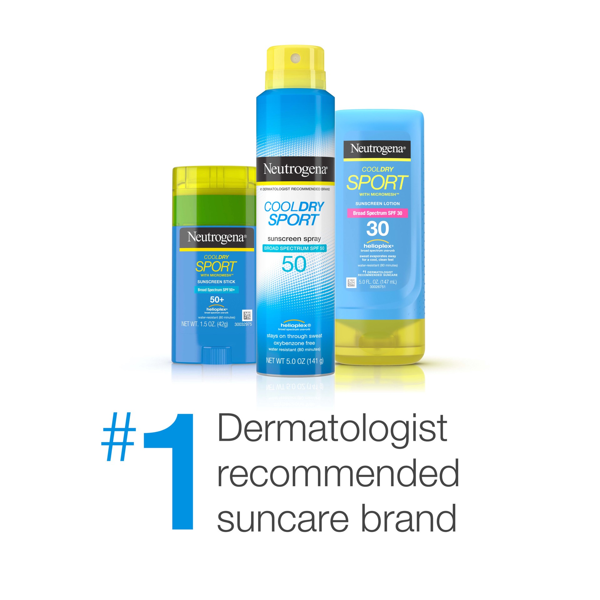 slide 5 of 5, Neutrogena CoolDry Sport Sunscreen Spray Broad Spectrum SPF 30, 5 Oz, 5 oz