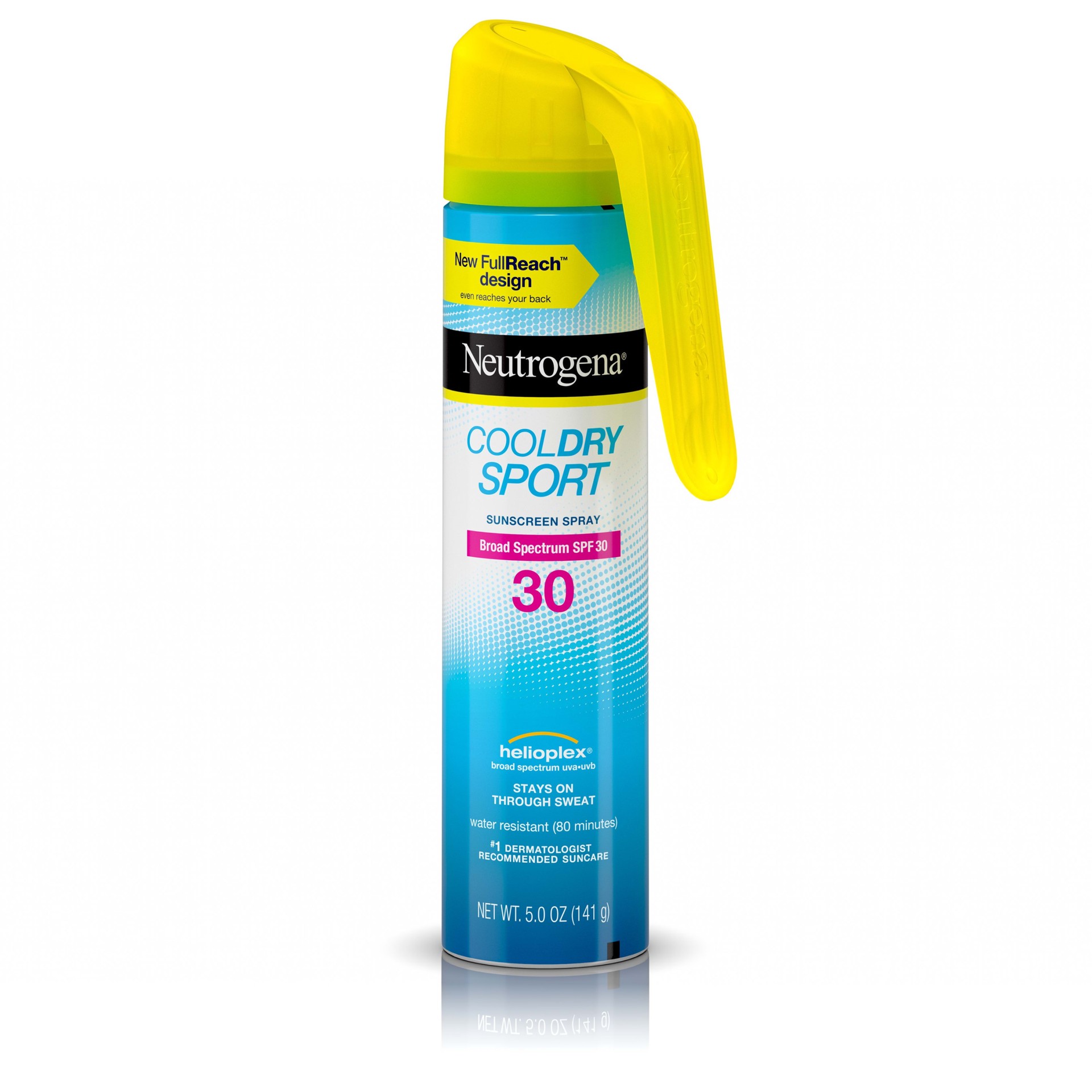 slide 4 of 5, Neutrogena CoolDry Sport Sunscreen Spray Broad Spectrum SPF 30, 5 Oz, 5 oz