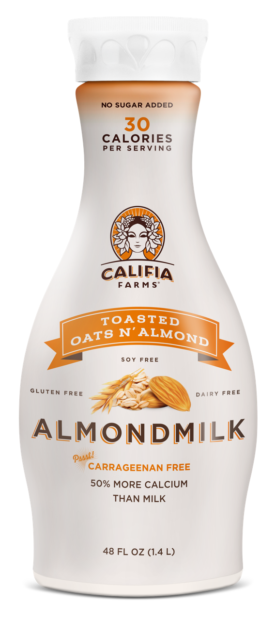 slide 1 of 4, Califia Farms Toasted Oats & Almond Milk, 48 fl oz
