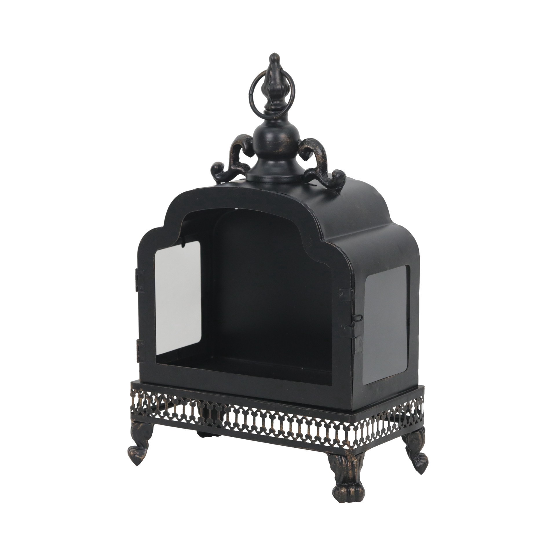 slide 2 of 2, 12.5" Black Metal Vintage Container By Ashland, 12.5 in