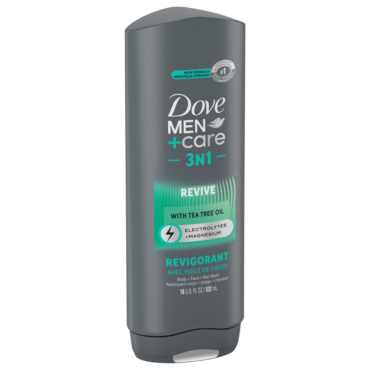 slide 7 of 9, Dove Men+Care 3N1 Revive Post-Workout Body Wash, 18 fl oz