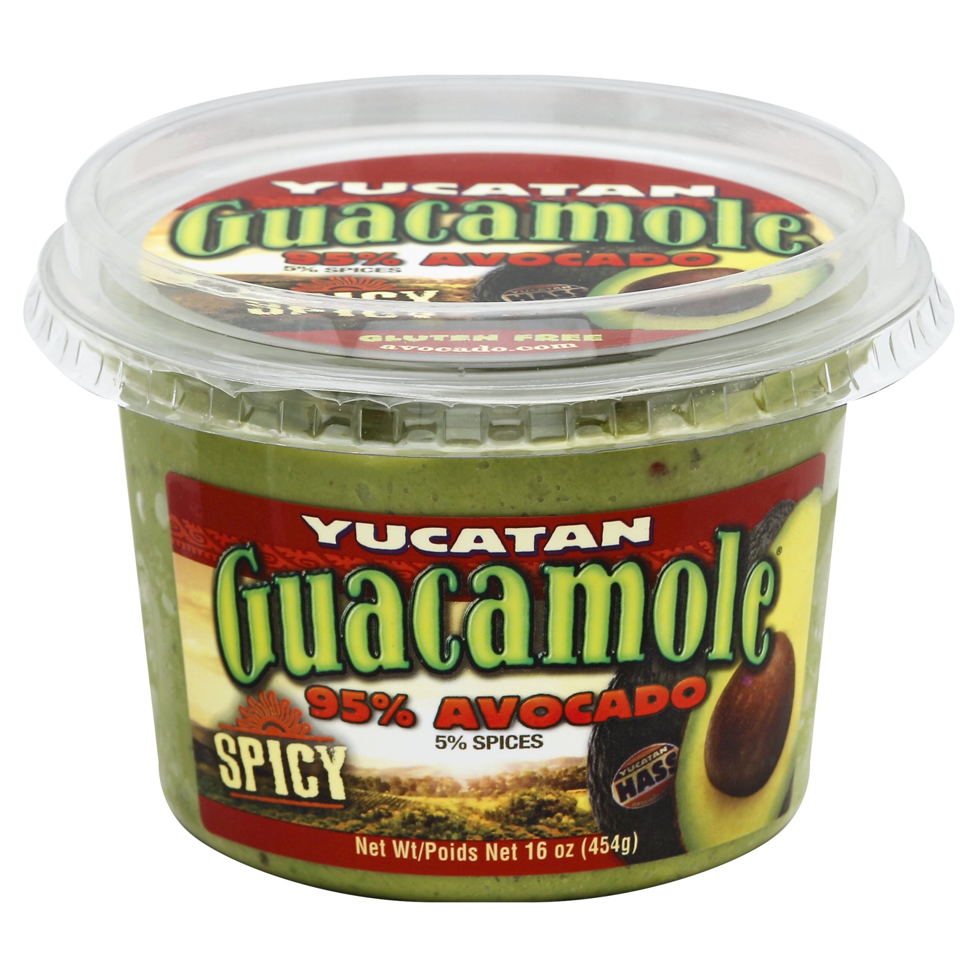 slide 1 of 1, Yucatan Spicy Guacamole, 16 oz