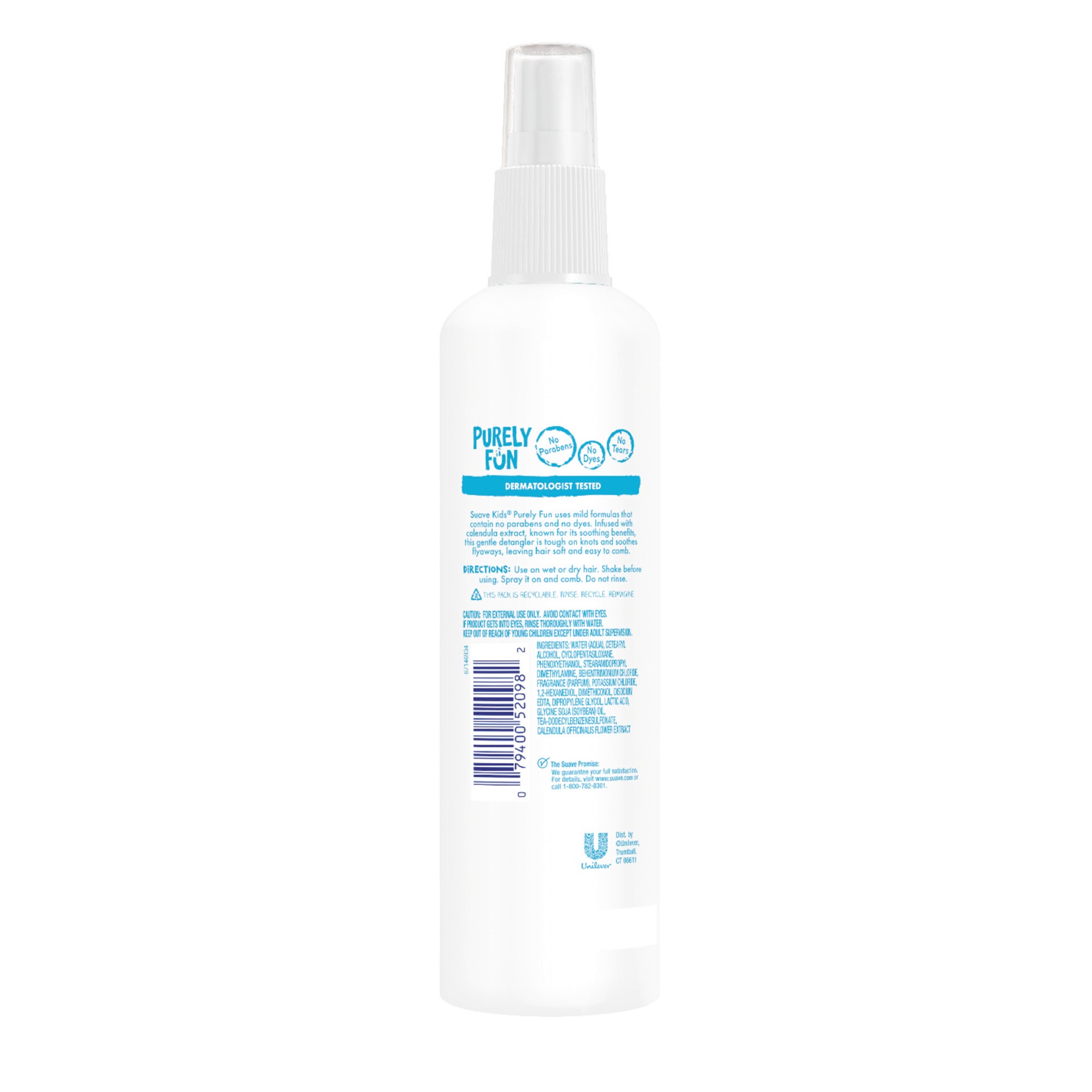 slide 2 of 2, Suave Kids Detangler Spray Purely Fun, 10 oz, 10 oz