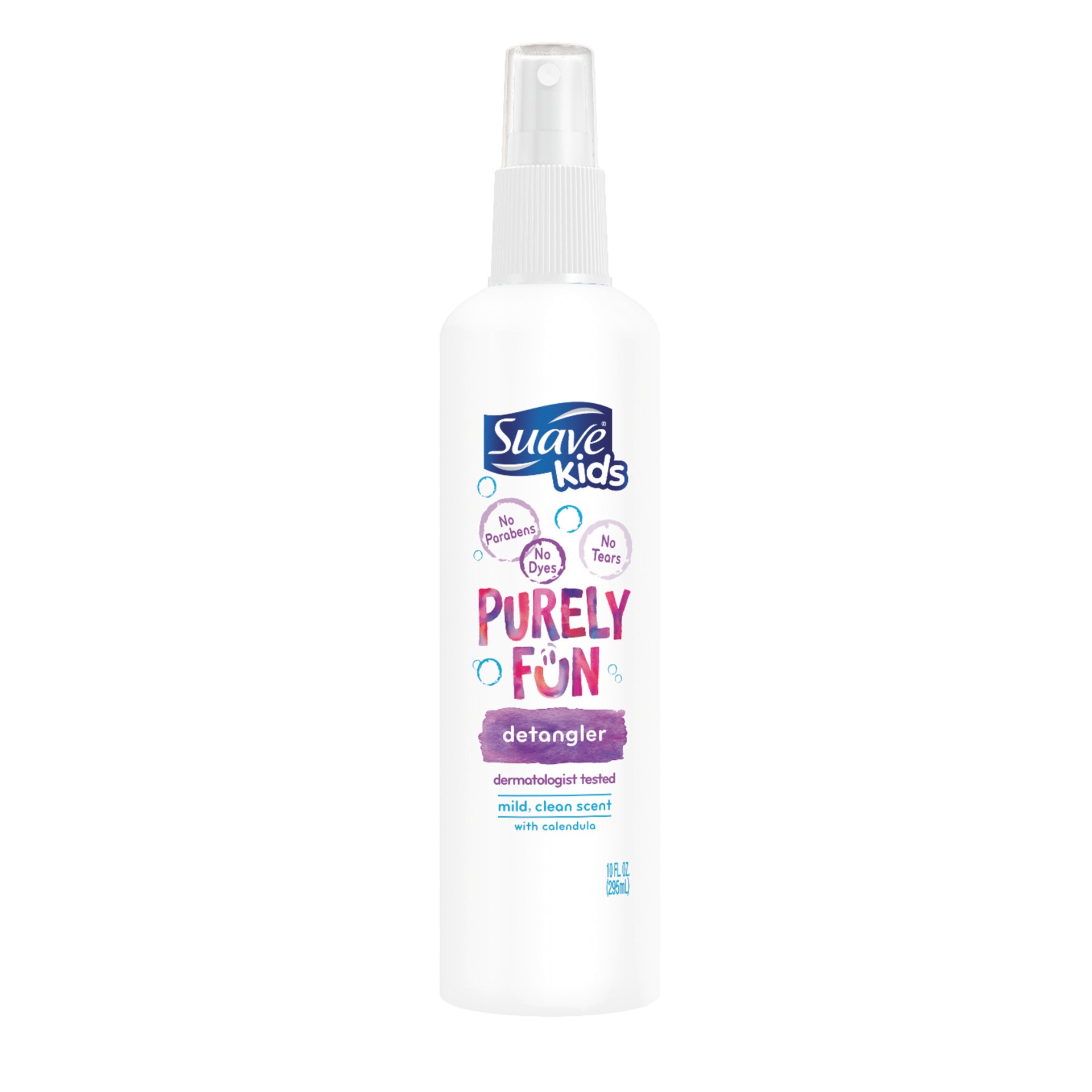 slide 1 of 2, Suave Kids Detangler Spray Purely Fun, 10 oz, 10 oz