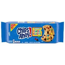 CHIPS AHOY! Crunchy Candy Blasts Chocolate Chip Cookies, Family Size, 18.9 oz