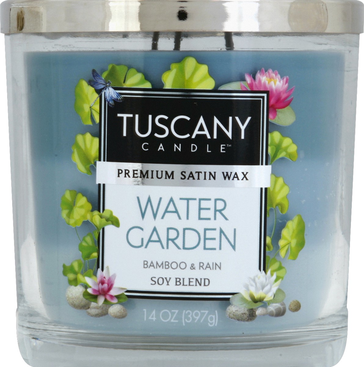 slide 2 of 2, Tuscany Candle Water Garden Scented Triple Pour Jar Candle, 1 ct