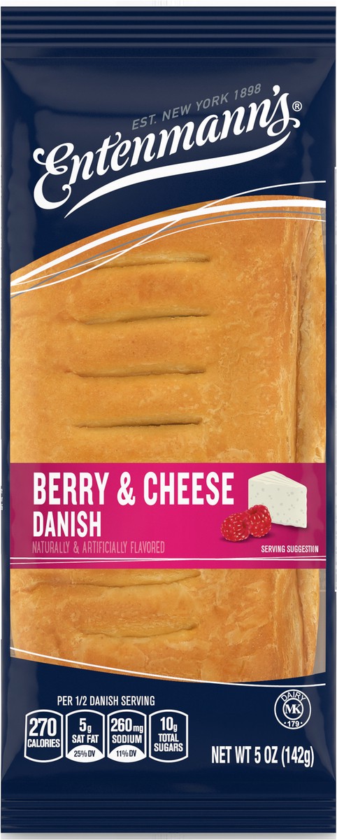 slide 8 of 9, ENTENMANNS Berries&Crï¿½Me Danish, 1 cnt