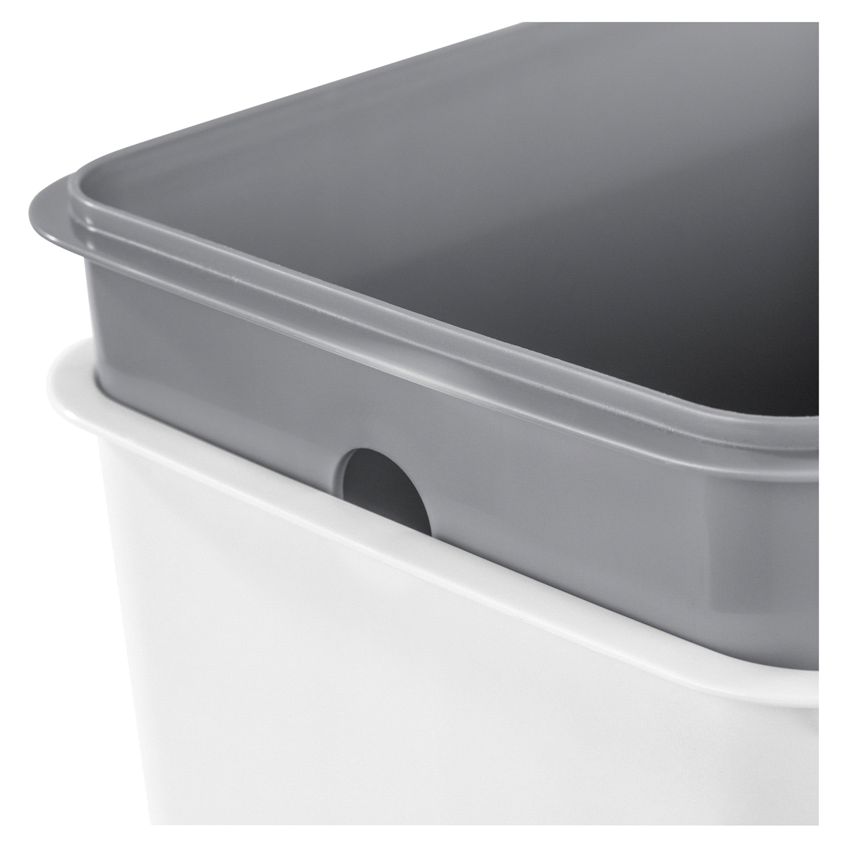 slide 12 of 25, Sterilite Rectangular Step-on Wastebasket Black, 2.7 gal