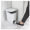 slide 21 of 25, Sterilite Rectangular Step-on Wastebasket Black, 2.7 gal