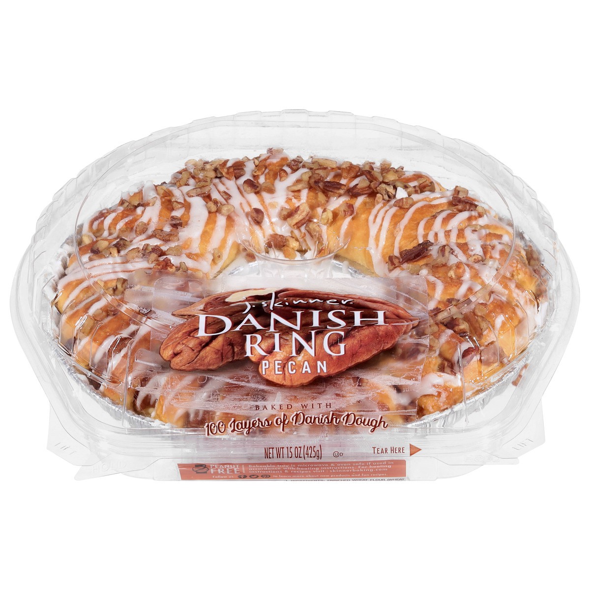 slide 1 of 14, J. Skinner Pecan Danish Ring 15 oz, 15 oz