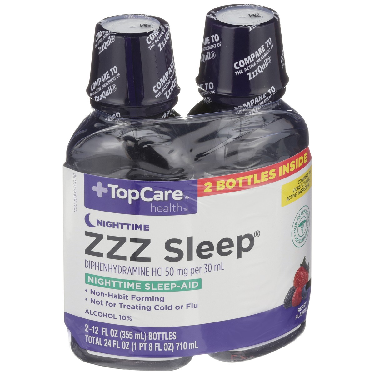 slide 2 of 9, TopCare Sleep Aid Berry Twin Pack (12Oz+12Oz), 2 ct; 12 fl oz