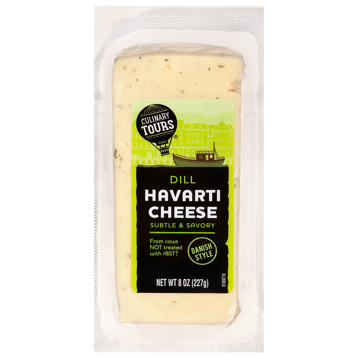 slide 8 of 16, Culinary Tours Danish Style Dill Havarti Cheese 8 oz, 8 oz