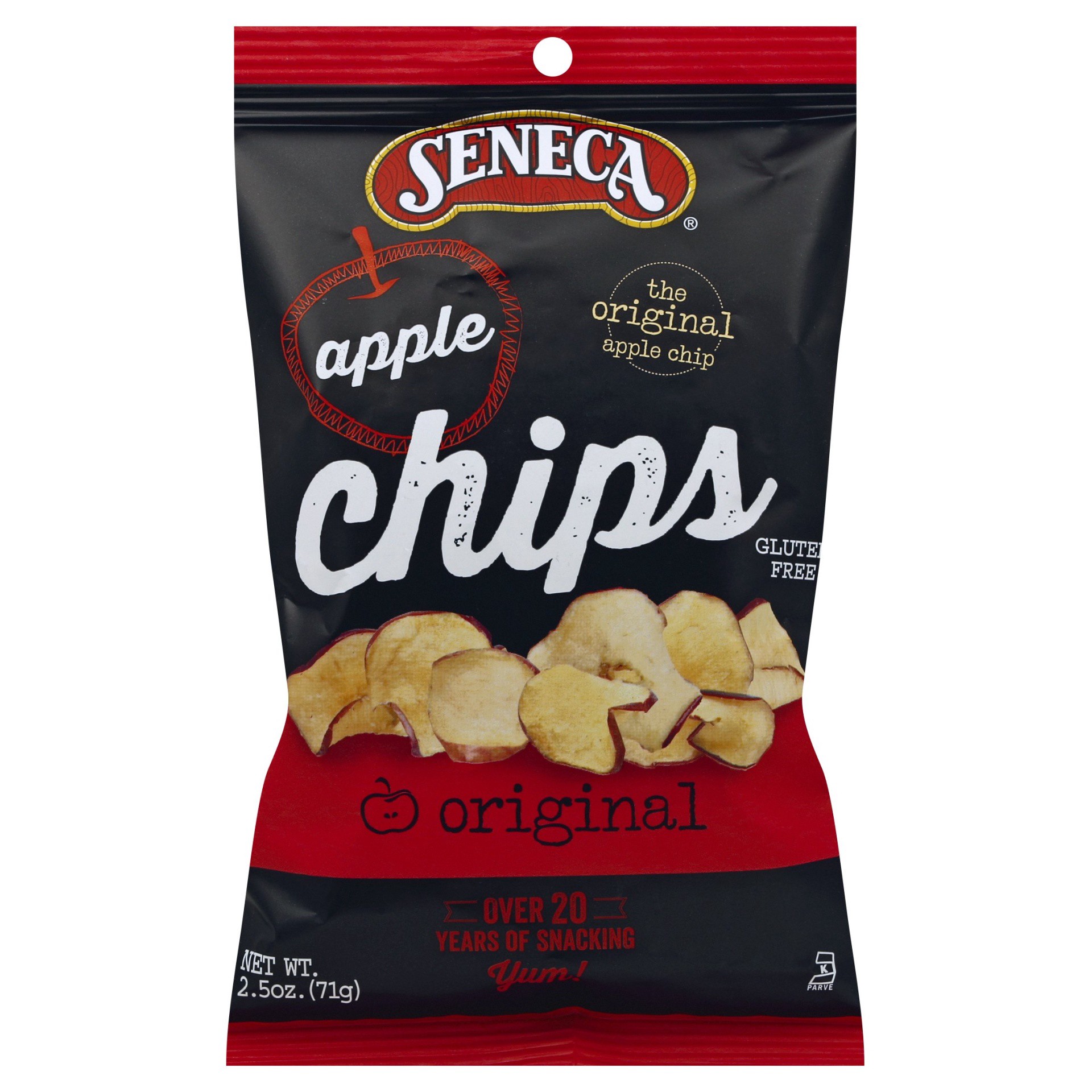 slide 1 of 7, Seneca Apple Chips, 2.5 oz