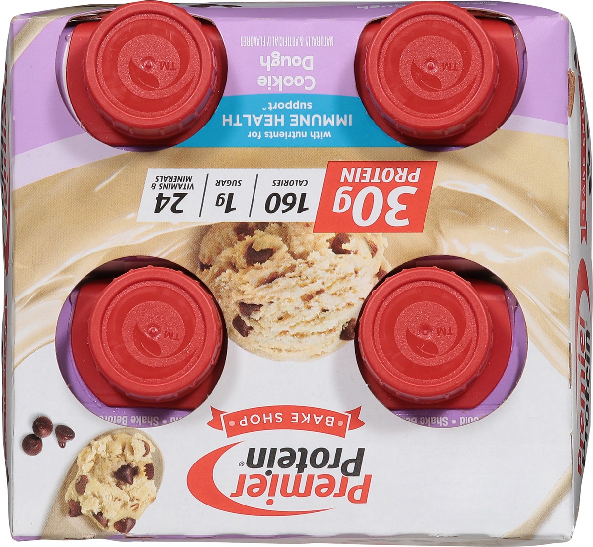slide 7 of 14, Premier Protein Cookie Dough High Protein Shake 4 - 11 fl oz Packs, 4 ct
