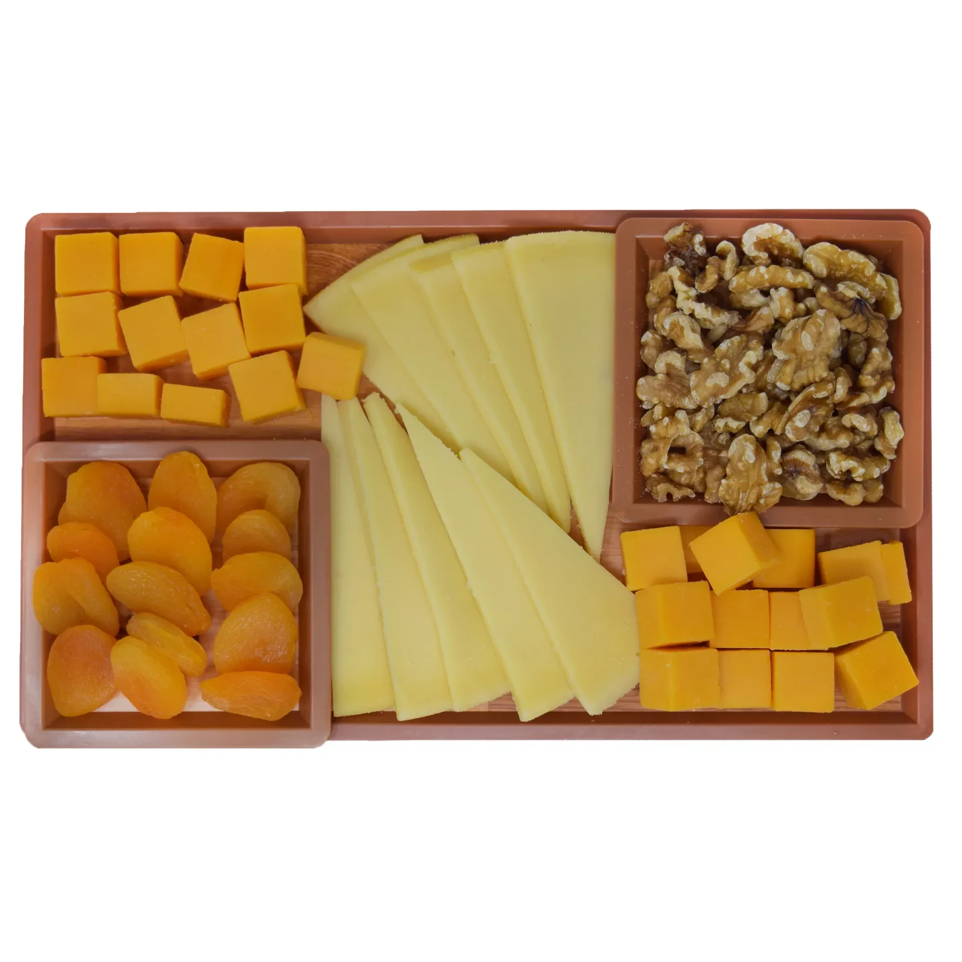 slide 1 of 1, H-E-B Deli Cheese Board – Smoked Cheddar & Gouda, 1 ct