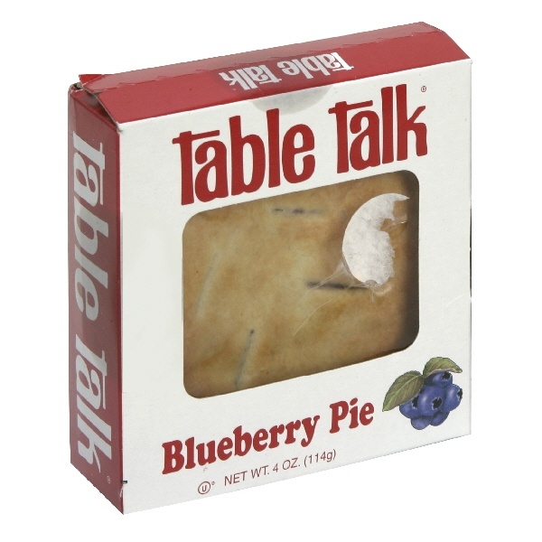 slide 1 of 1, Table Talk Blueberry Pie, 4 oz