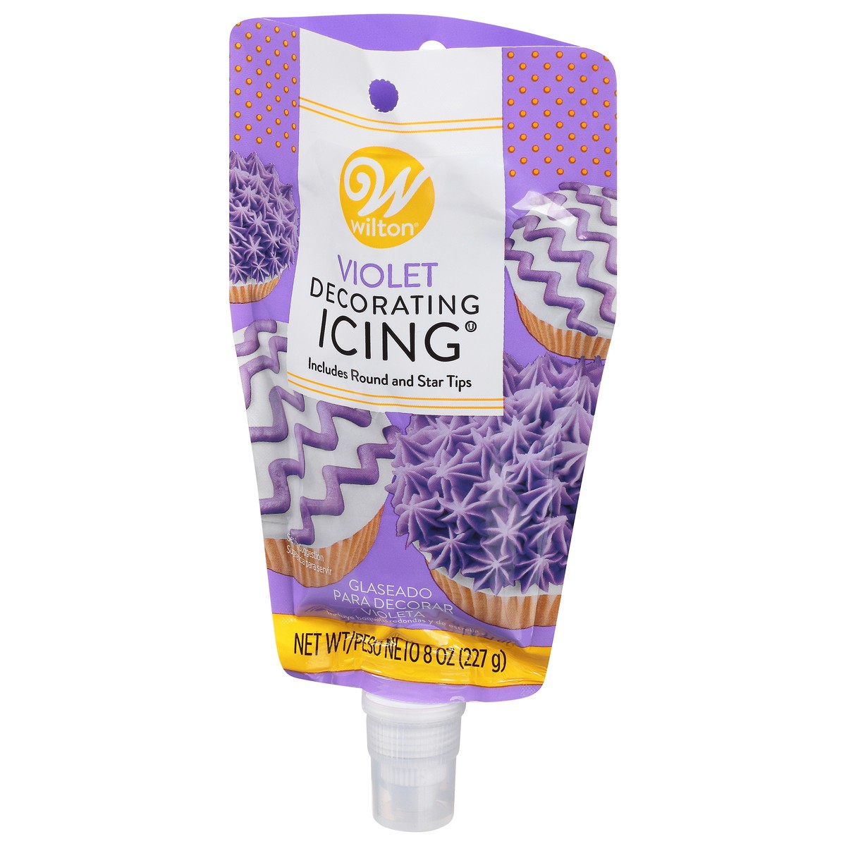 slide 4 of 9, Wilton Violet Decorating Icing 8 oz, 8 oz