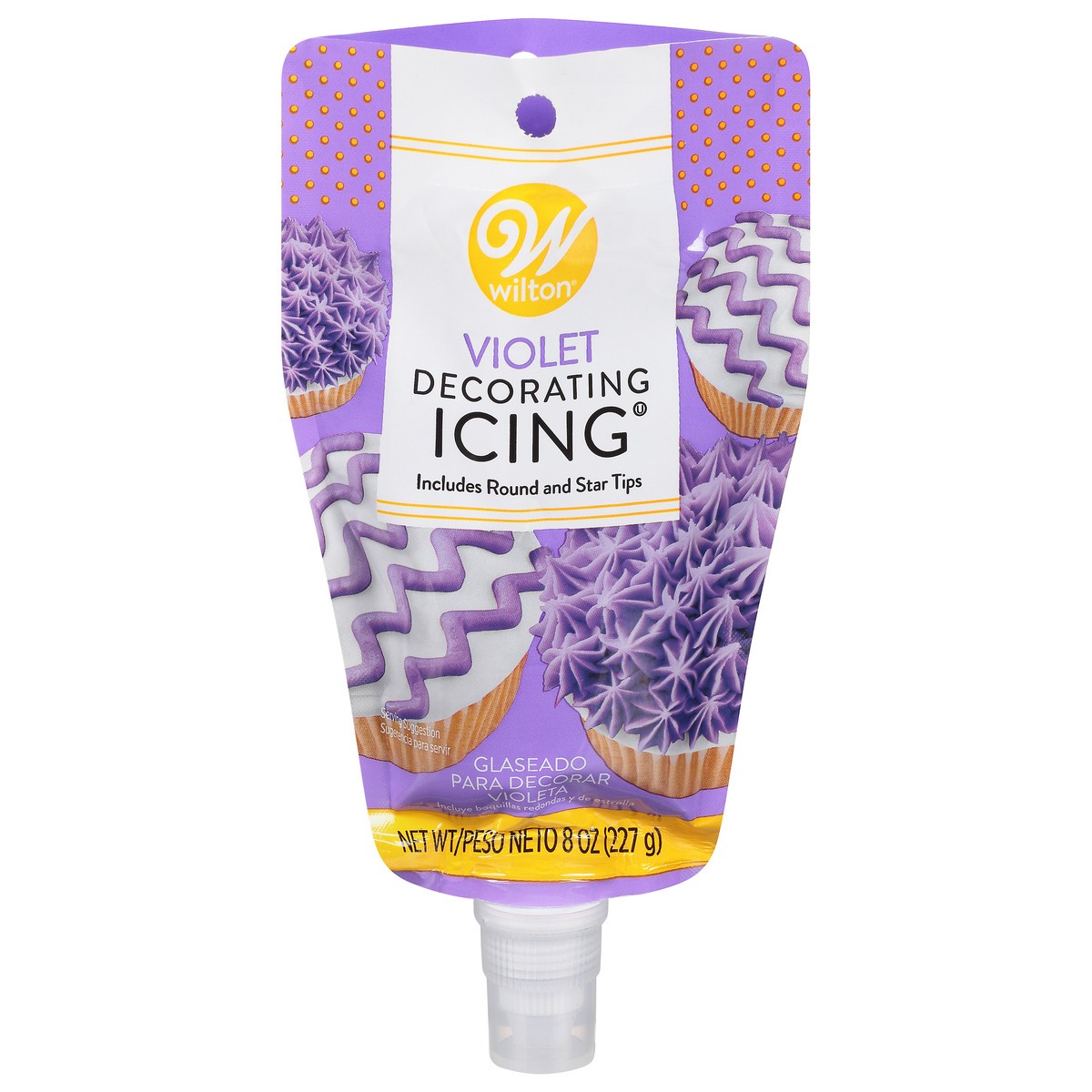 slide 1 of 9, Wilton Violet Decorating Icing 8 oz, 8 oz