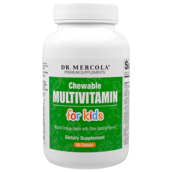 slide 1 of 1, Dr. Mercola Multivitamin Kids Chew, 60 ct