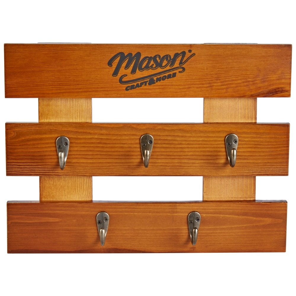 slide 1 of 1, Tabletops Unlimited Mason Wood Pallet With Hooks, 1 ct