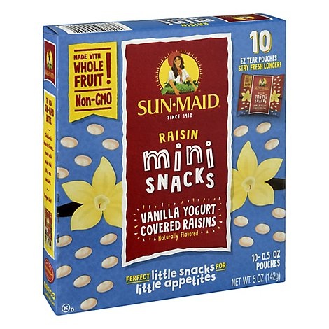 slide 1 of 1, Sun-maid Vanilla Yogurt Covered Raisins - 5 OZ, 5 oz