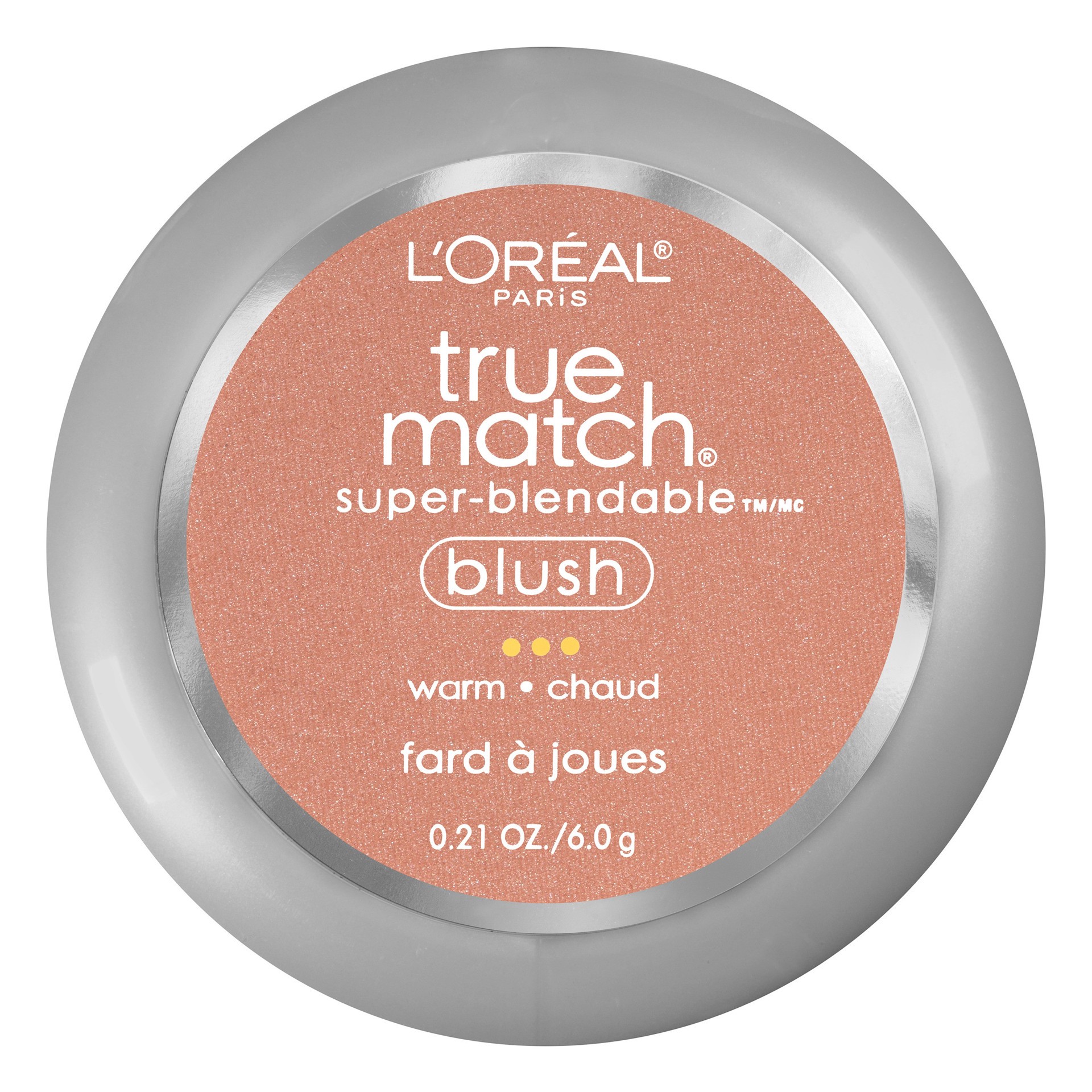 slide 1 of 5, L'Oréal True Match Blush W3-4 Barely Blushing, 0.21 oz