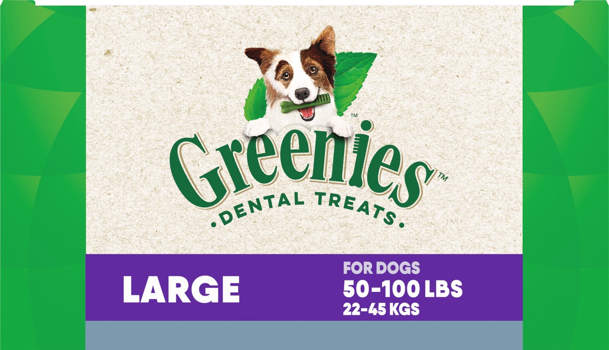 slide 4 of 4, Greenies Dental Treats Large Aging Care Daily Dog Treats 17 ea, 27 oz