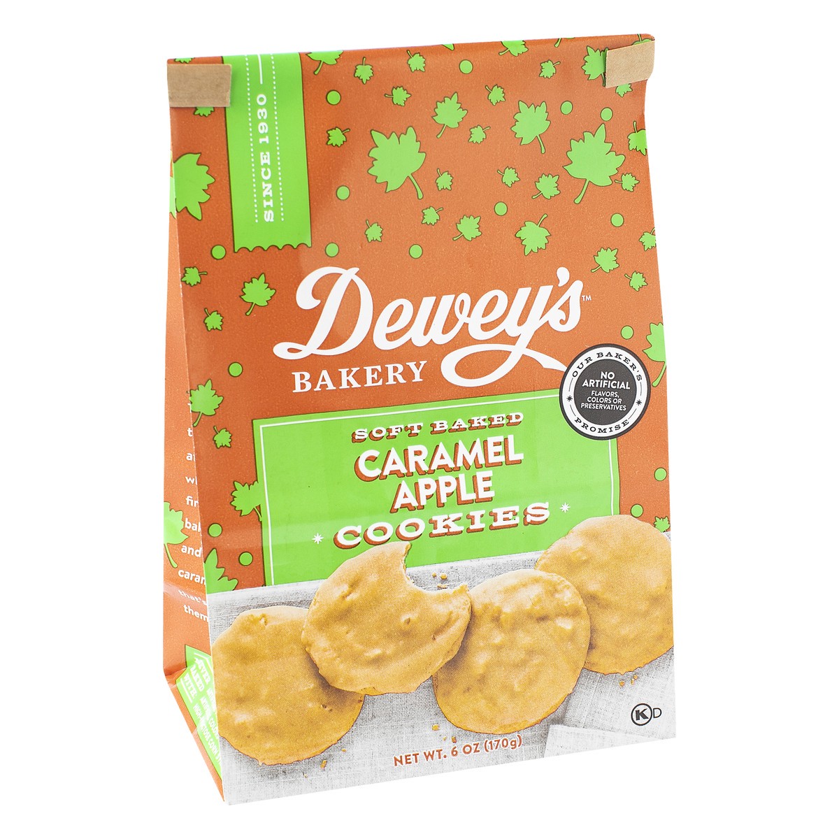 slide 2 of 8, Dewey's Bakery Deweys Cookies Caramel Apple, 6 oz