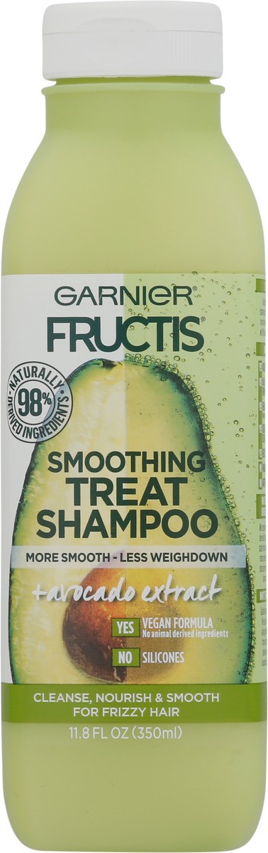 slide 6 of 9, Garnier Smoothing Treat Avocado Extract Shampoo, 11.8 fl oz