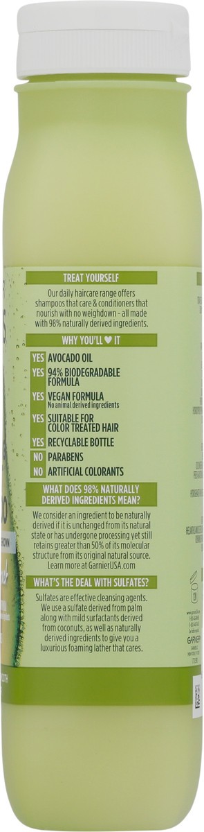 slide 8 of 9, Garnier Smoothing Treat Avocado Extract Shampoo, 11.8 fl oz