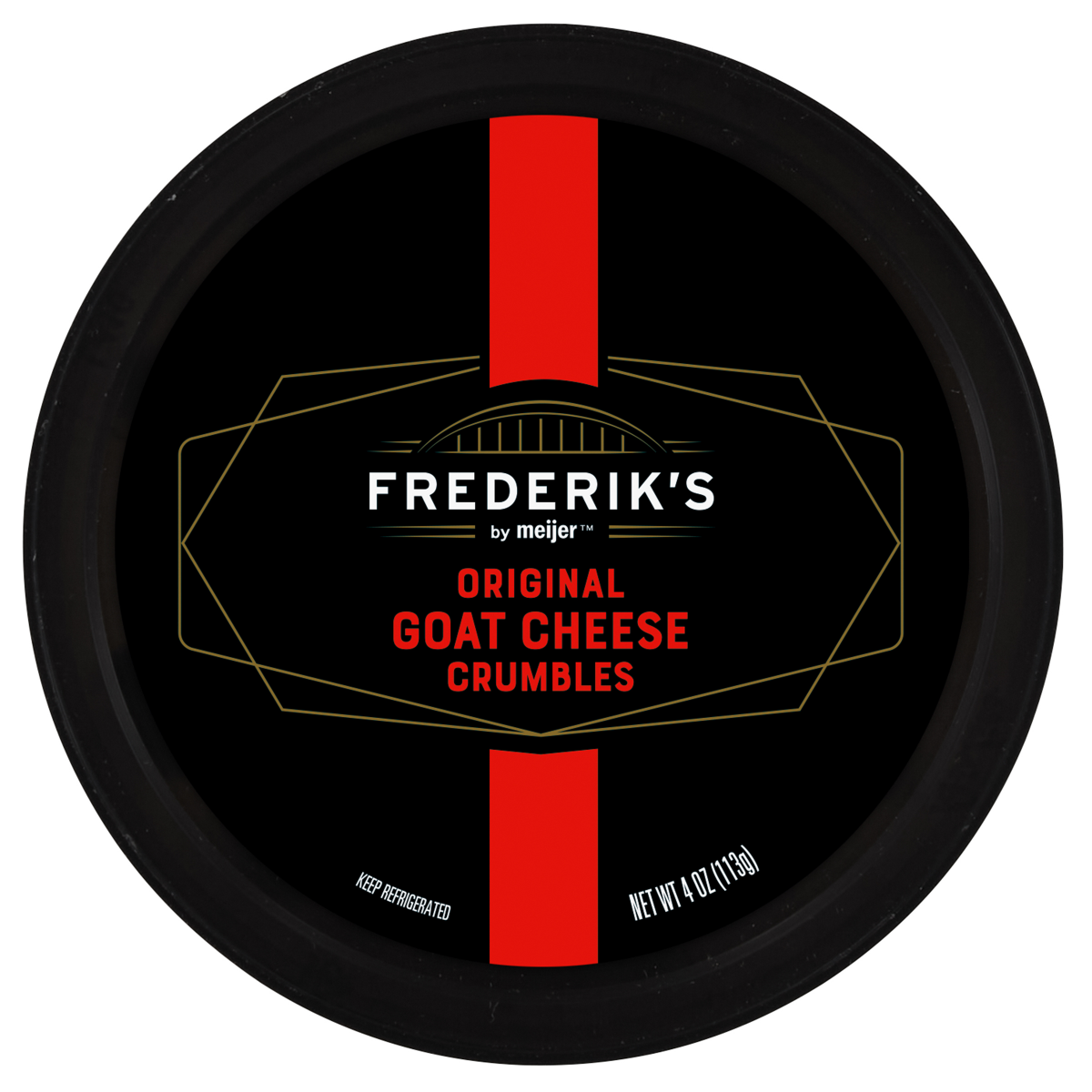 slide 1 of 13, Frederik's by Meijer Original Goat Cheese Crumble, 4 oz