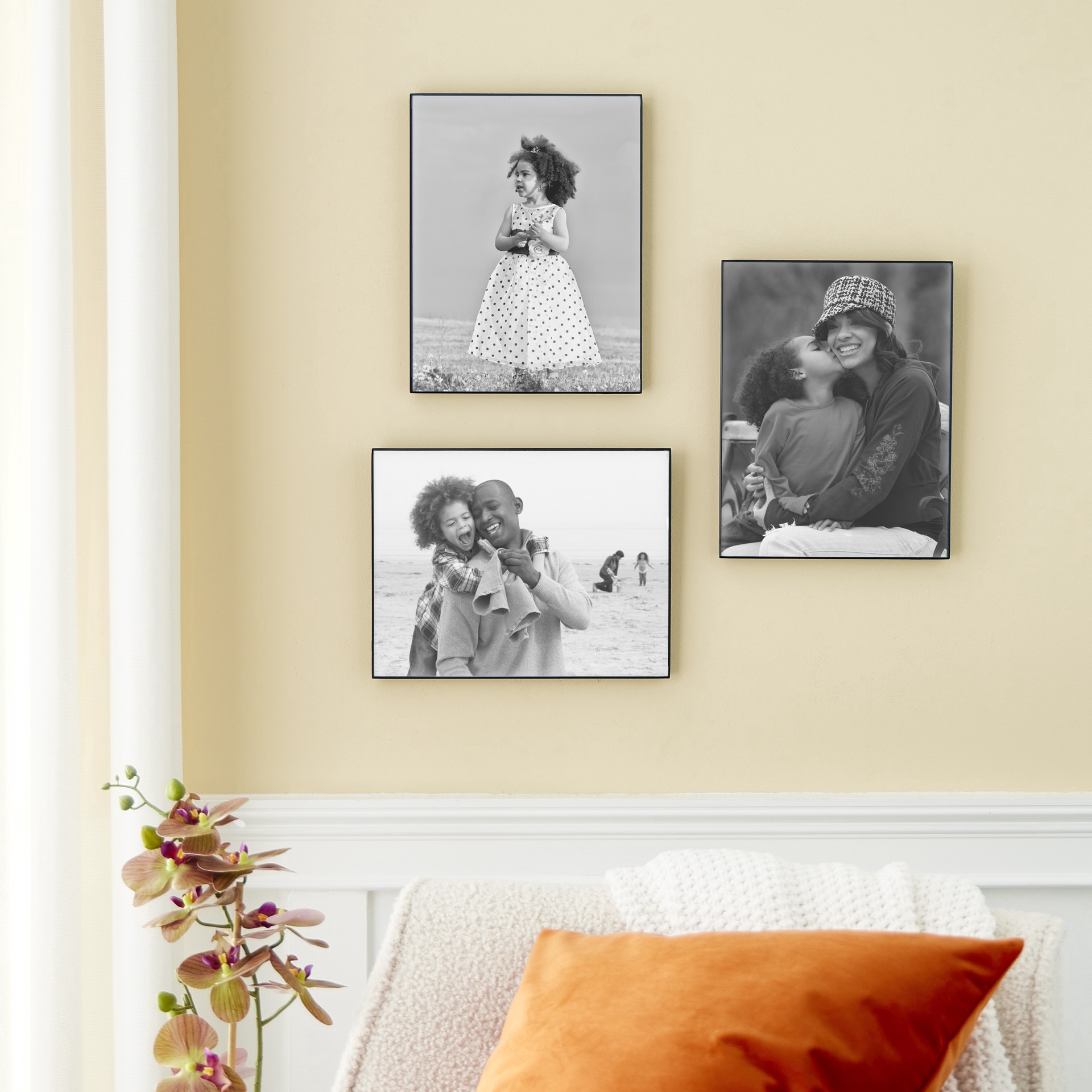 slide 3 of 3, 3 Pack Basics 8.5" X 11" Black Frames By Studio Decor, 8.5 in x 11 in