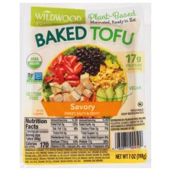 Wildwood Organic Baked Savory Tofu 7 oz