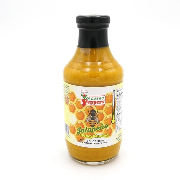 slide 1 of 1, Volcanic Peppers Jalapeno Honey Mustard, 16 fl oz