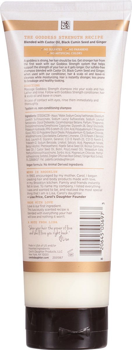 slide 4 of 9, Carol's Daughter Goddess Strength Fortifying Shampoo 11.0 fl oz, 11 fl oz