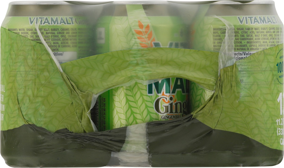 slide 13 of 13, Vita Malt Non-Alcoholic Ginger Malt Drink 12 - 11.2 fl oz Cans, 12 ct