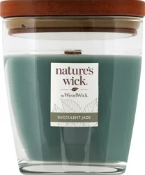 Nature's Wick Wood Wick Succulent Jade Candle 1 ea