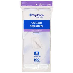 TopCare Everyday Quilted Surface Cotton Squares 160 ea