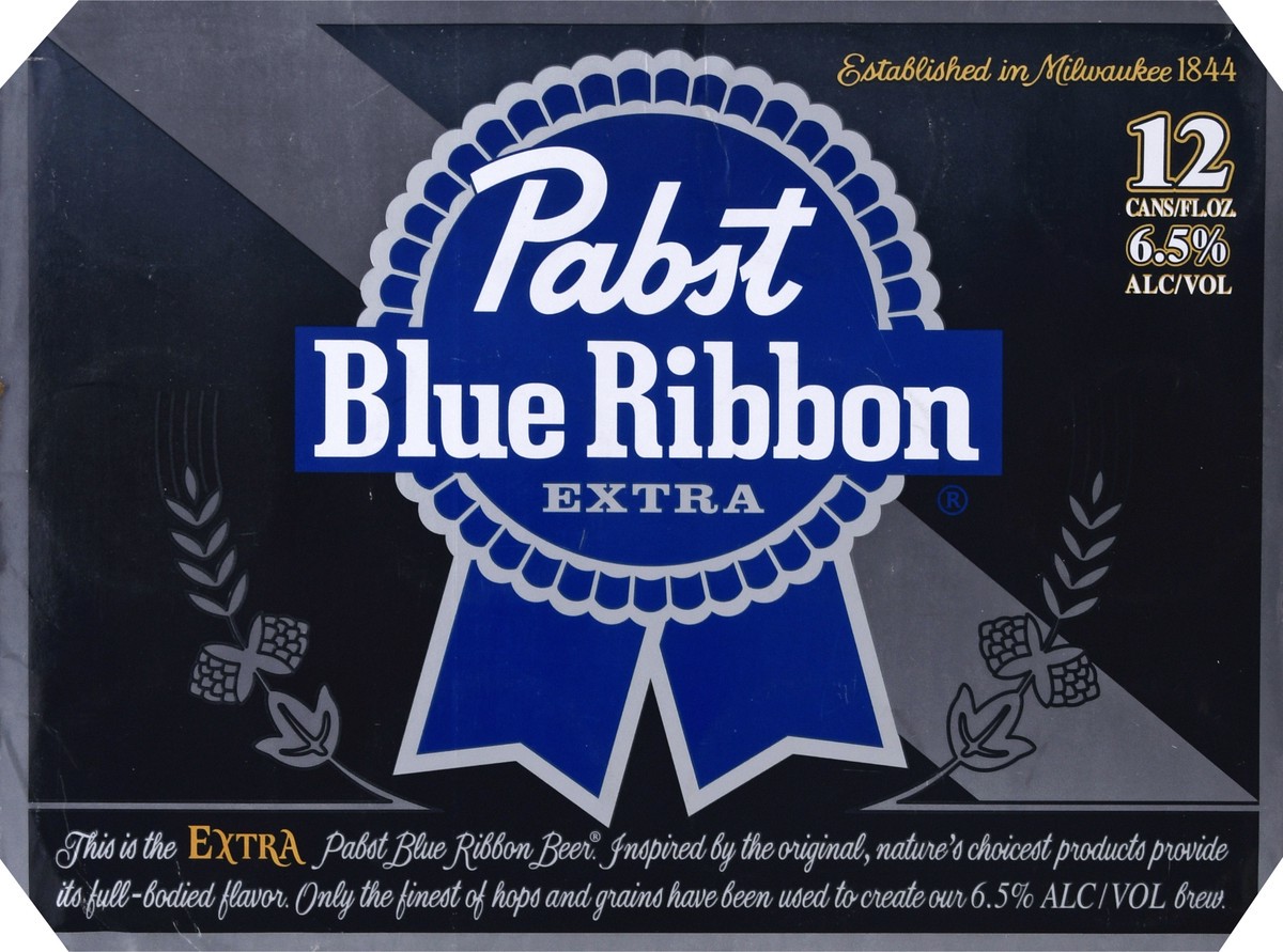 slide 1 of 5, Pabst Extra Beer 12 ea, 12 ct; 12 oz