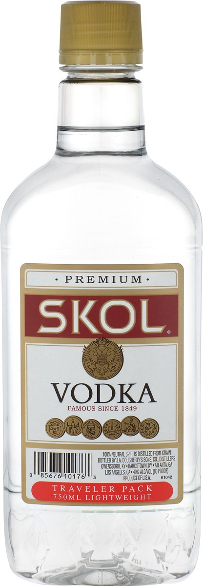 slide 2 of 2, Skol Vodka 750 mL Bottle of Vodka 80 Proof, 750 ml