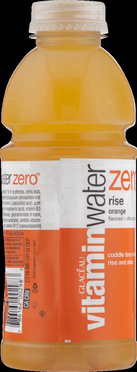 slide 13 of 34, vitaminwater zero sugar rise Bottle, 20 fl oz, 20 fl oz