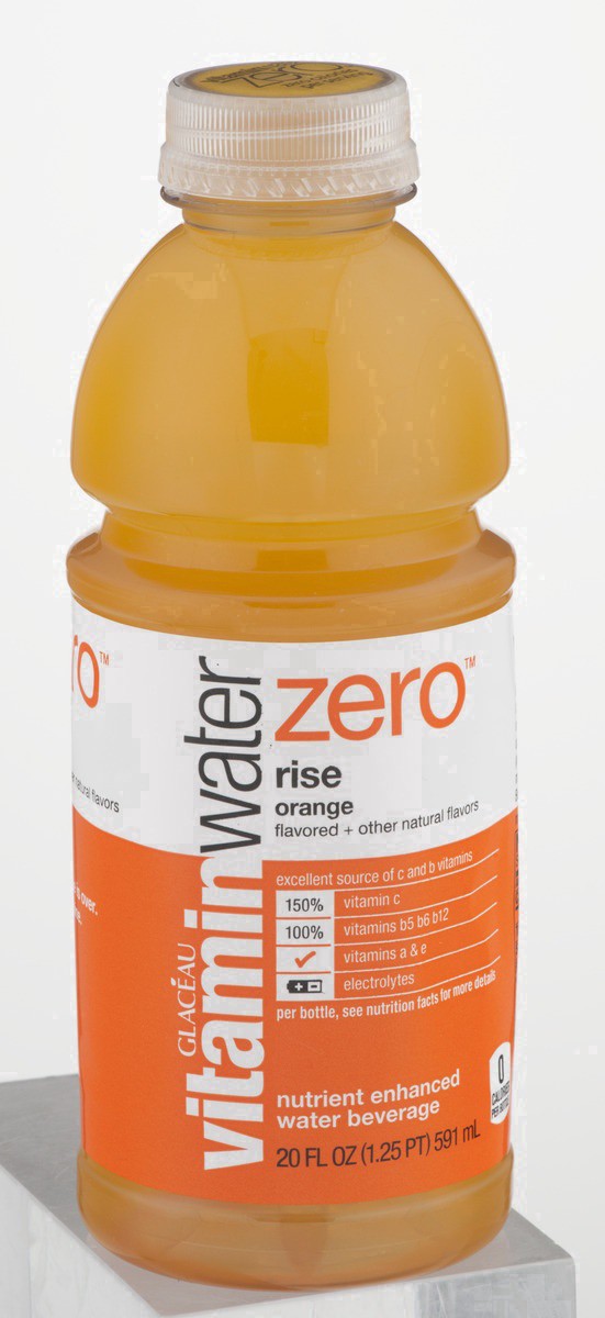 slide 24 of 34, vitaminwater zero sugar rise Bottle- 20 fl oz, 20 fl oz
