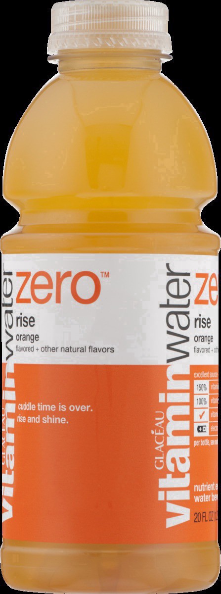 slide 11 of 34, vitaminwater zero sugar rise Bottle- 20 fl oz, 20 fl oz