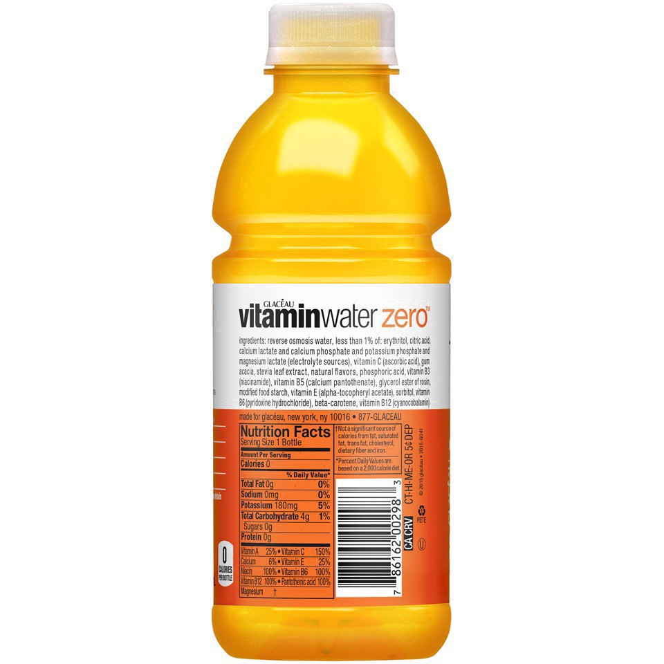 slide 4 of 34, vitaminwater zero sugar rise Bottle- 20 fl oz, 20 fl oz