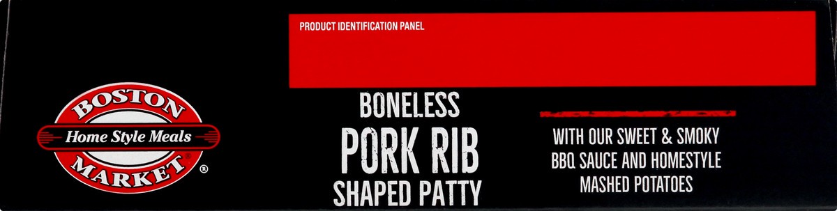 slide 5 of 11, Boston Market Boneless Pork Rib Shaped Patty 14.0 Oz. (Frozen), 14 oz